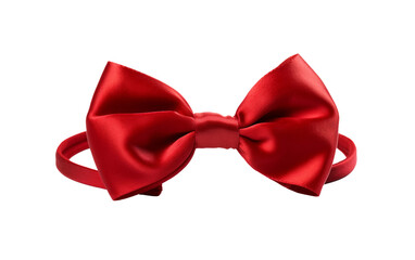 Elegant Classic Bow Headband with Luxurious Velvet Ribbon, Perfect for Timeless Style on a Transparent Background