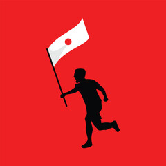 Japan Element Independence Day Illustration Design Vector