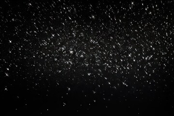 Obraz premium Winter elegance. Abstract textured white snow on black background isolated backdrop for christmas nights. Frosty magic. Snowstorm snowy whirl. Design for night