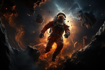 Fototapeta premium Astronaut in space