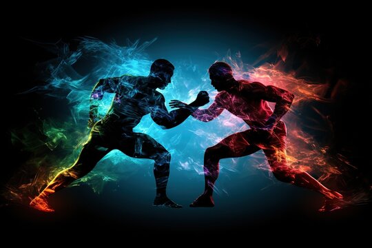 freestyle wrestling illustration