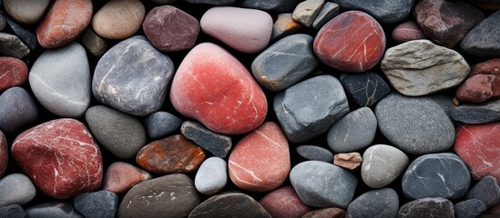 Stone abstract background with red and white tones Ample space for content