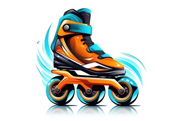 roller skates illustration
