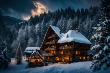 cottage in the mountains