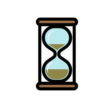 recommend clip art: Hourglass icon vector