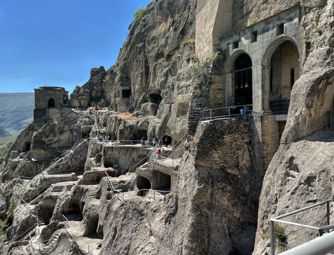 H&ouml;hlenstadt / H&ouml;hlenkloster Vardzia (Wardsia), Kleiner Kaukasus, Samzche-Dschawachetien, Georgien