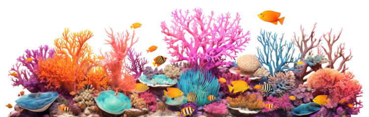 Coral reef cut out