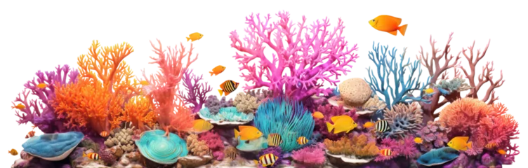 Fototapeten Coral reef cut out © Yeti Studio