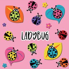 Ladybug cliparts 