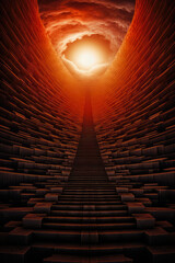 Way to Success Concept Abstract Background