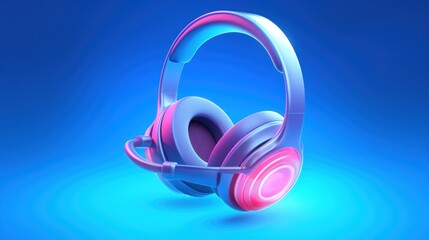 headphones 3d image
