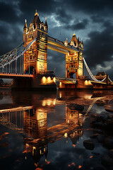 London Bridge by night