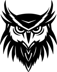 Obraz premium Owl - High Quality Vector Logo - Vector illustration ideal for T-shirt graphic