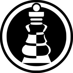 Chess - High Quality Vector Logo - Vector illustration ideal for T-shirt graphic