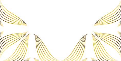 golden floral leaf ornament