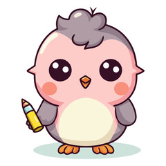 Adorable Kawaii Animal Stickers: Transparent SVG, Cute Nursery Decor Clip Art for Children's Room and Crafts