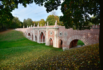 Bridge at the Tsaritsyno Palace in Moscow