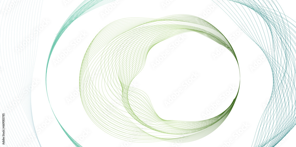 Poster Abstract colorful wave line in transparent background modern stream wave background and wave curve lines. abstract Spiral Vector business Illustration pattern of colorful lines and curve illustration 
