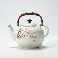 Tea pot with white color