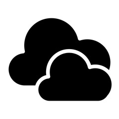 cloud glyph icon