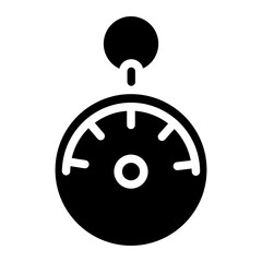 clock time glyph icon