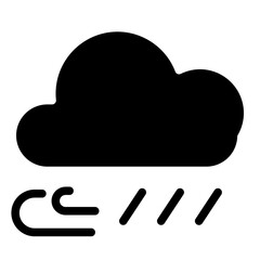 cloudy with wind glyph