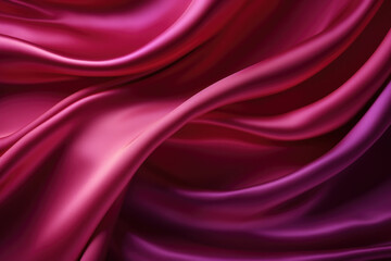 Fototapeta premium smooth pink satin folds background