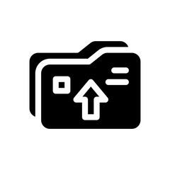 upload glyph icon