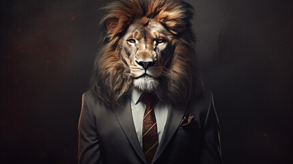 Lion in Business Suit
