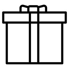 gift box line icon