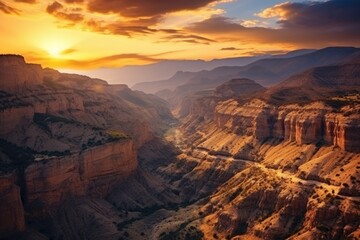 Fototapeta na wymiar canyon landscape