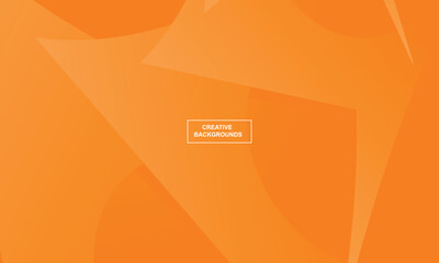 abstract orange background with creative waves gradient style