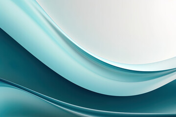 Elegant and modern 3D fluid wave abstract background, luxury style, futuristic shapes 3d banner