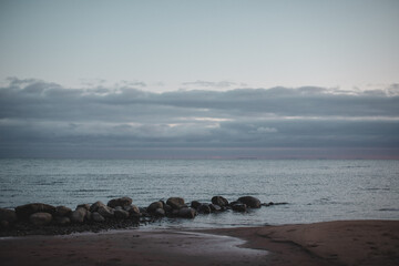 Fototapeta na wymiar Rocks in the sea