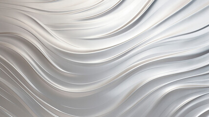 Silver background image in minimalist style. Generative AI