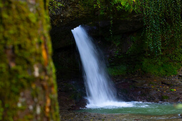 Deliklikaya Waterfall is a wonderful waterfall formed by water flowing through the rock.
