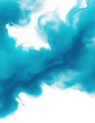 abstract desing, blue smoke cloud splash