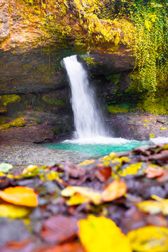 Deliklikaya Waterfall is a wonderful waterfall formed by water flowing through the rock.