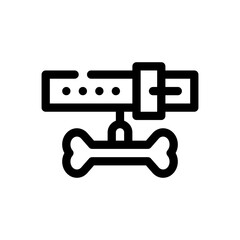 collar line icon