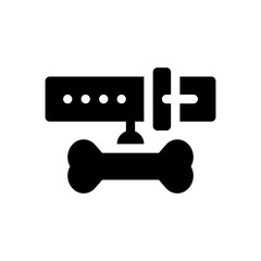 collar glyph icon