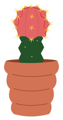Cute cactus clear background