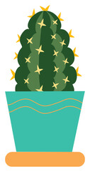 Cute cactus clear background
