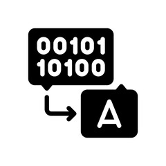 code language glyph icon