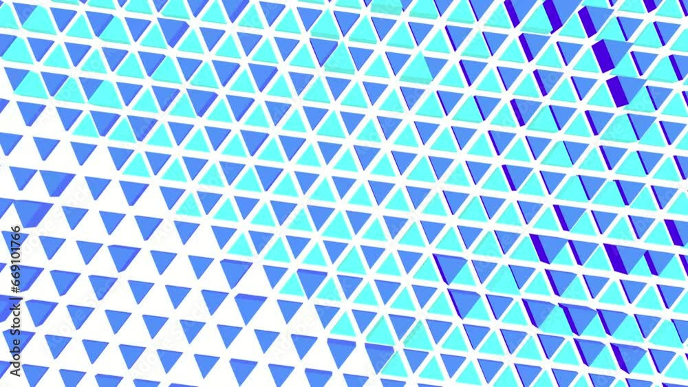 Poster background of dynamic triangles. footage for video editing or intro. rendering animation.