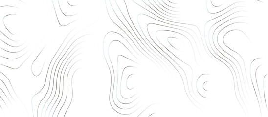 Fototapeta premium abstract White wave paper curved reliefs background .Panorama view gradient multicolor wave curve lines banner background design. Vector illustration. wave Line topography map contour background.