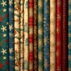 Christmas wrapping paper scrapbook paper design background