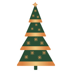 Bright cards for New Year and Christmas. Christmas tree with decorations. Universal abstract creative art templates with Christmas tree. Postcard xmas. Vector illustrations, EPS 10.