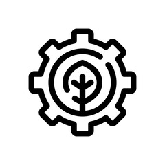 renewable energy line icon