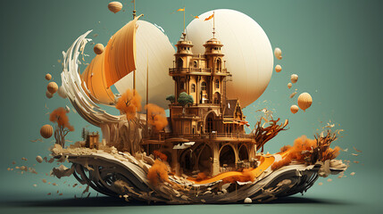 3D art concept