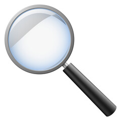 Magnifying glass icon. Research symbol. Search icon